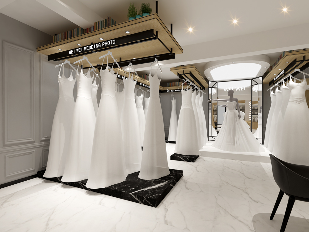 簡約風婚紗店裝修設計-第2張圖片-上海古都建筑設計集團 簡約風婚紗店裝修設計-第2張圖片-上海古都建筑設計集團