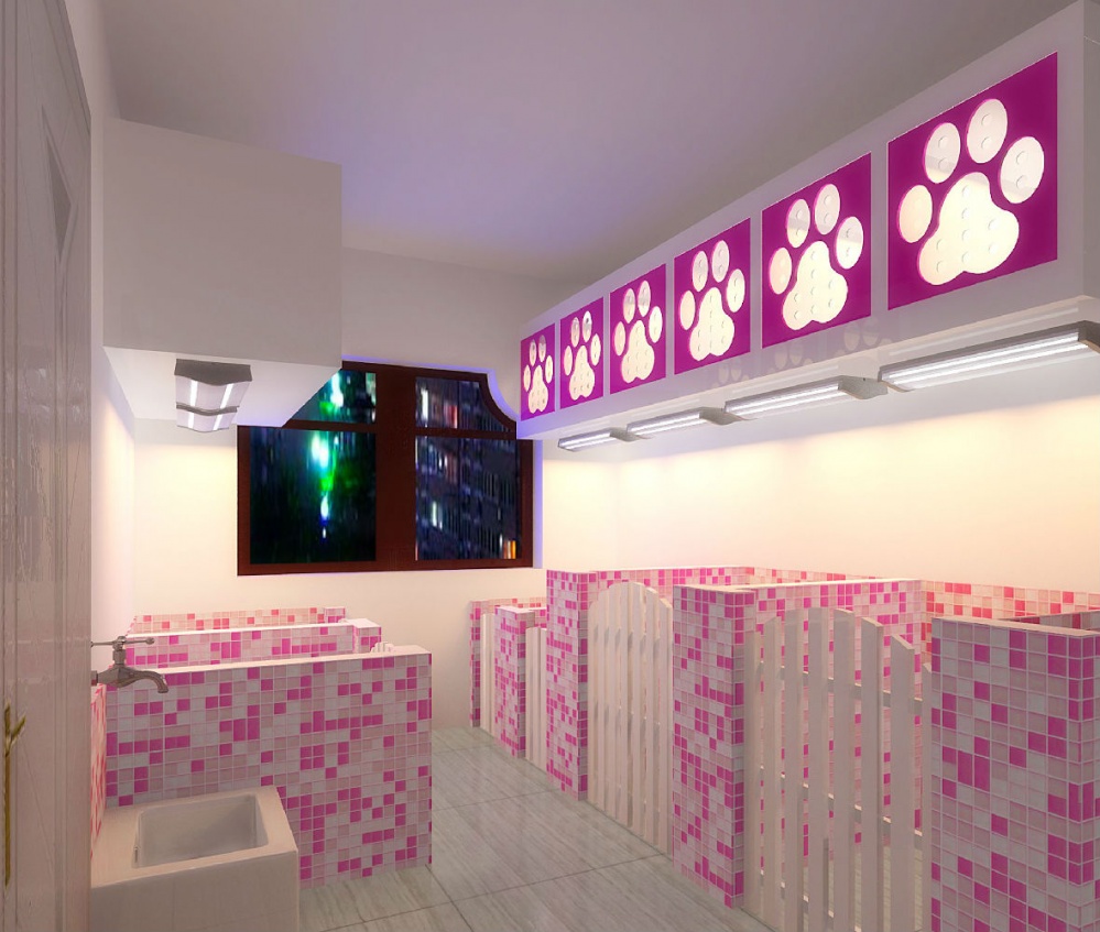 嘉定區粉色系寵物店裝修設計-第3張圖片-上海古都建筑設計集團 嘉定區粉色系寵物店裝修設計-第3張圖片-上海古都建筑設計集團