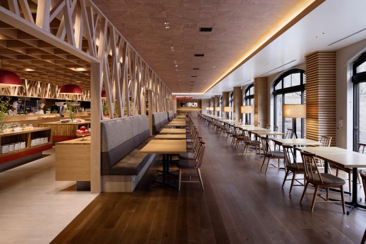 原木日式餐廳裝修設計-第4張圖片-上海古都建筑設計集團 原木日式餐廳裝修設計-第4張圖片-上海古都建筑設計集團