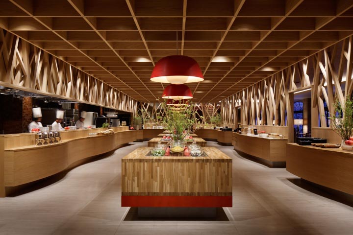 原木日式餐廳裝修設計-第1張圖片-上海古都建筑設計集團 原木日式餐廳裝修設計-第1張圖片-上海古都建筑設計集團