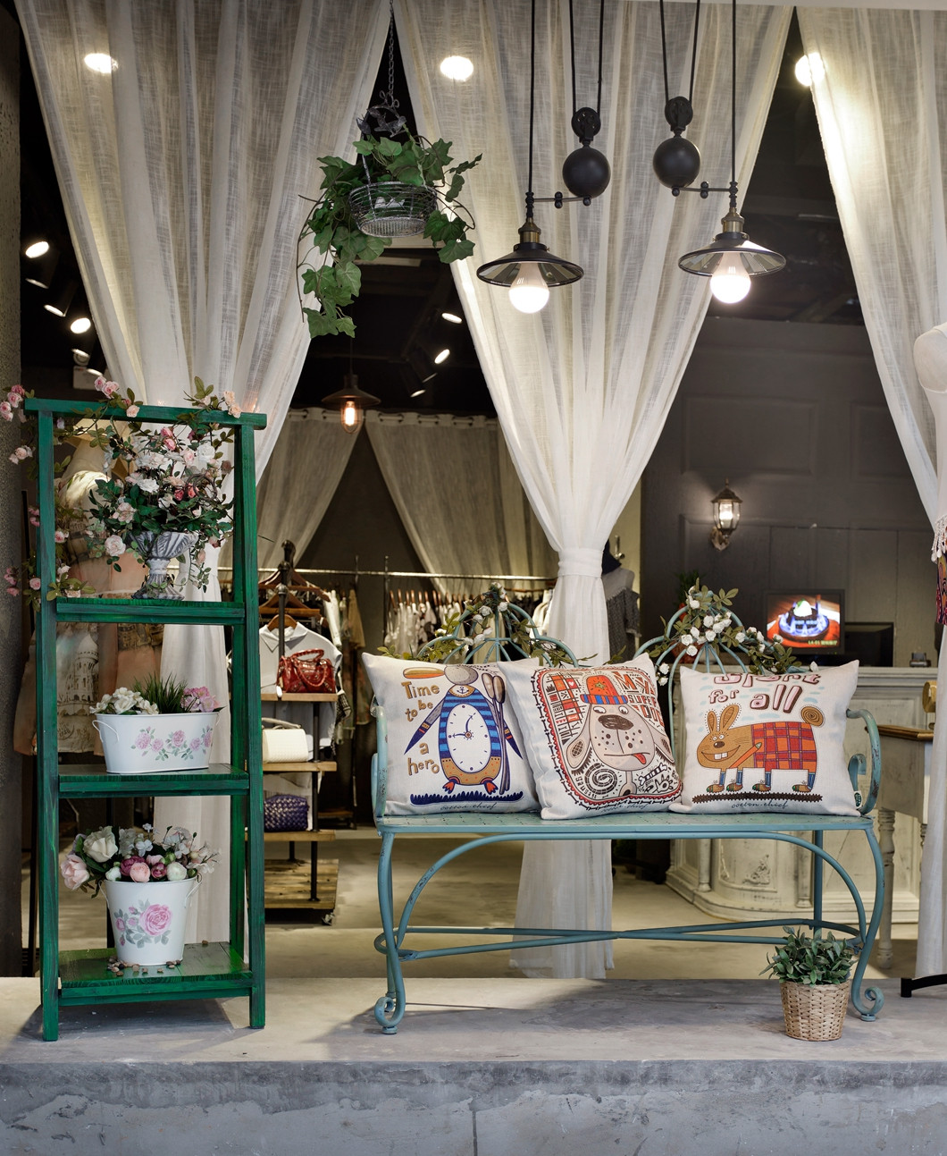 青浦區loft風格女裝店裝修設計-第5張圖片-上海古都建筑設計集團