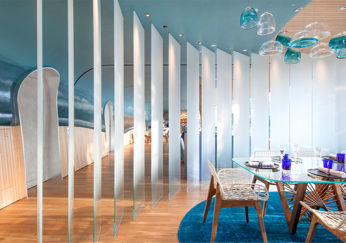 嘉定區海洋風格餐廳裝修設計-第5張圖片-上海古都建筑設計集團 嘉定區海洋風格餐廳裝修設計-第5張圖片-上海古都建筑設計集團