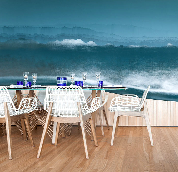 嘉定區海洋風格餐廳裝修設計-第3張圖片-上海古都建筑設計集團 嘉定區海洋風格餐廳裝修設計-第3張圖片-上海古都建筑設計集團