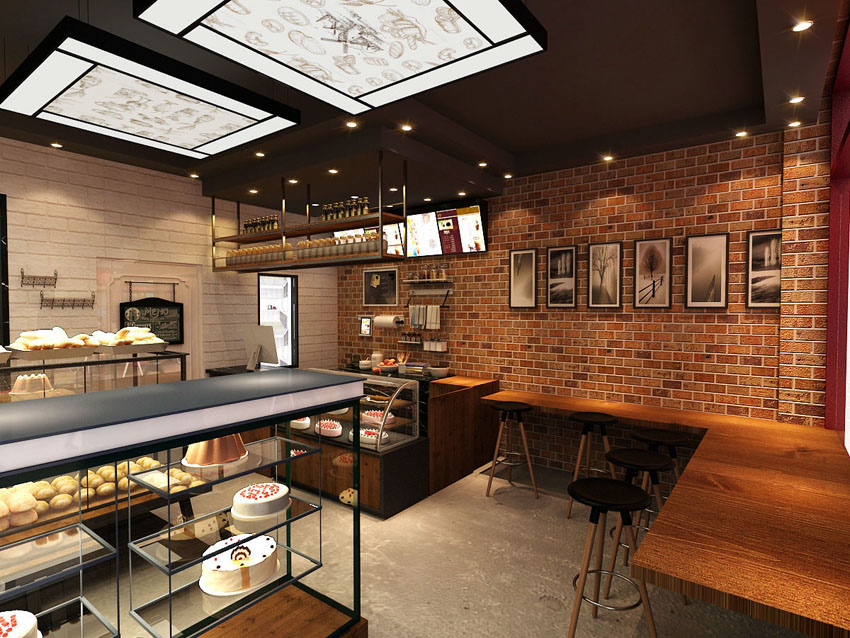 工業風蛋糕店裝修設計-第2張圖片-上海古都建筑設計集團 工業風蛋糕店裝修設計-第2張圖片-上海古都建筑設計集團