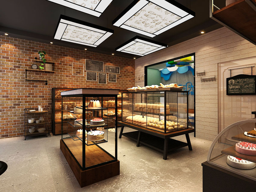 工業風蛋糕店裝修設計-第4張圖片-上海古都建筑設計集團 工業風蛋糕店裝修設計-第4張圖片-上海古都建筑設計集團