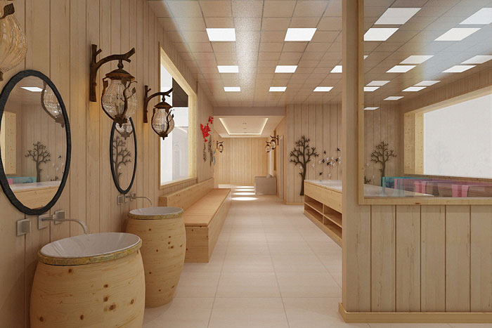 黃浦區原木風格養生所裝修設計-第1張圖片-上海古都建筑設計集團 黃浦區原木風格養生所裝修設計-第1張圖片-上海古都建筑設計集團