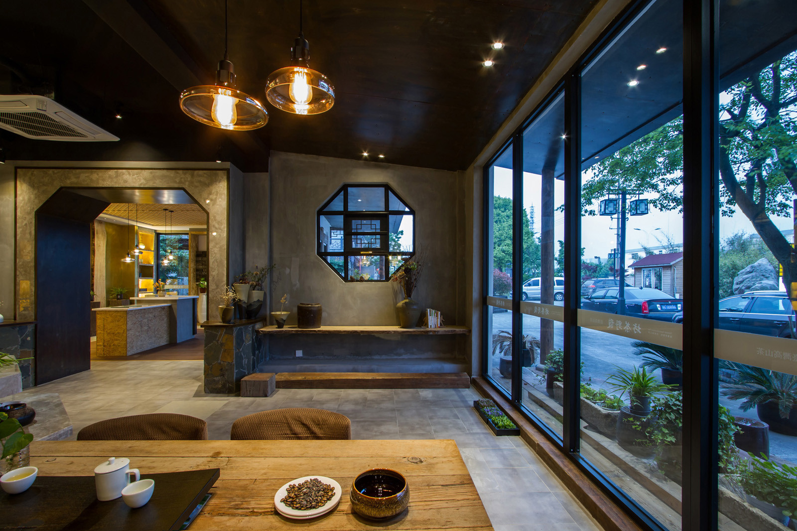 混搭風格茶館裝修設計-第2張圖片-上海古都建筑設計集團 混搭風格茶館裝修設計-第2張圖片-上海古都建筑設計集團