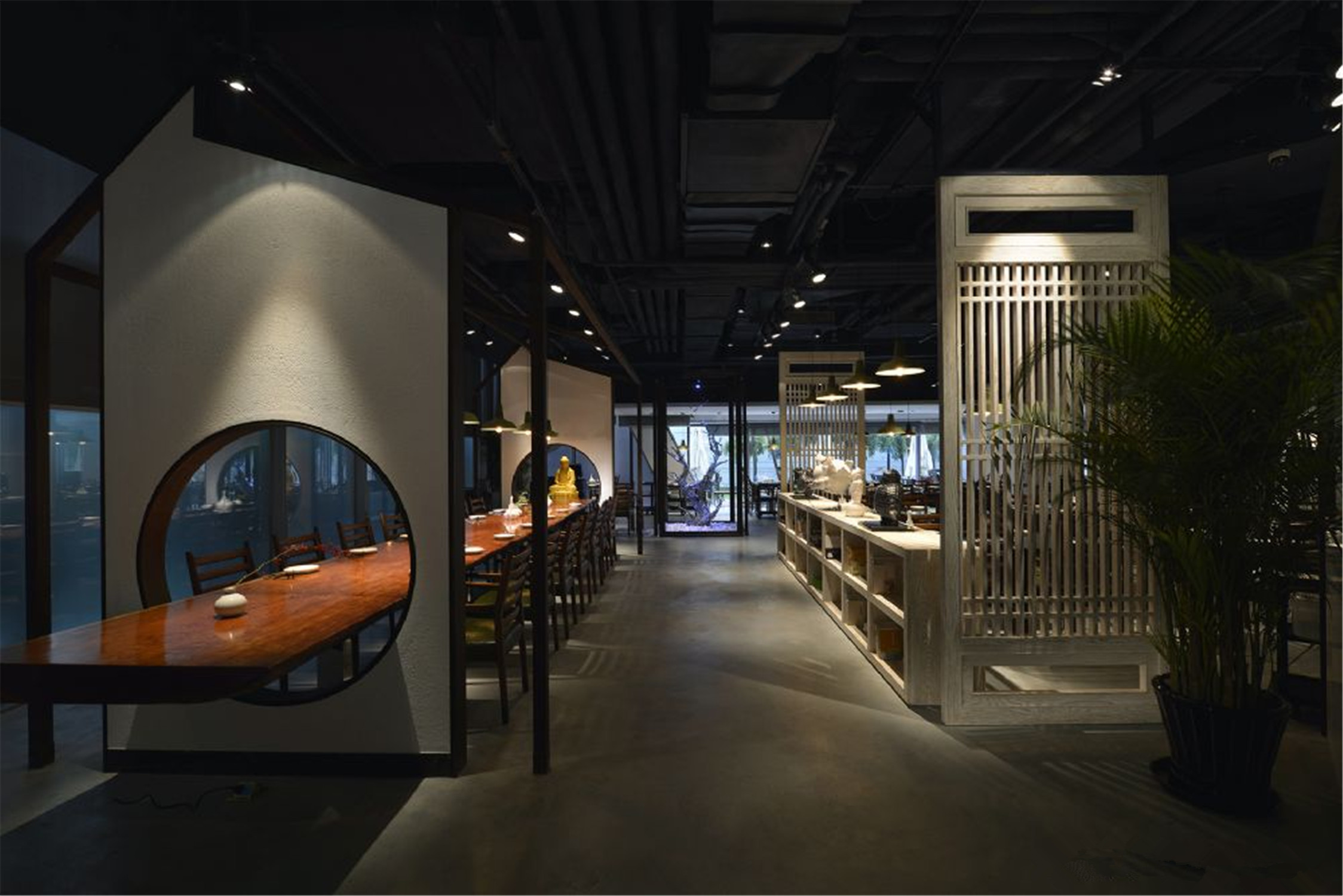 普陀區(qū)中式禪意餐館裝修設(shè)計(jì)-第5張圖片-上海古都建筑設(shè)計(jì)集團(tuán) 普陀區(qū)中式禪意餐館裝修設(shè)計(jì)-第5張圖片-上海古都建筑設(shè)計(jì)集團(tuán)