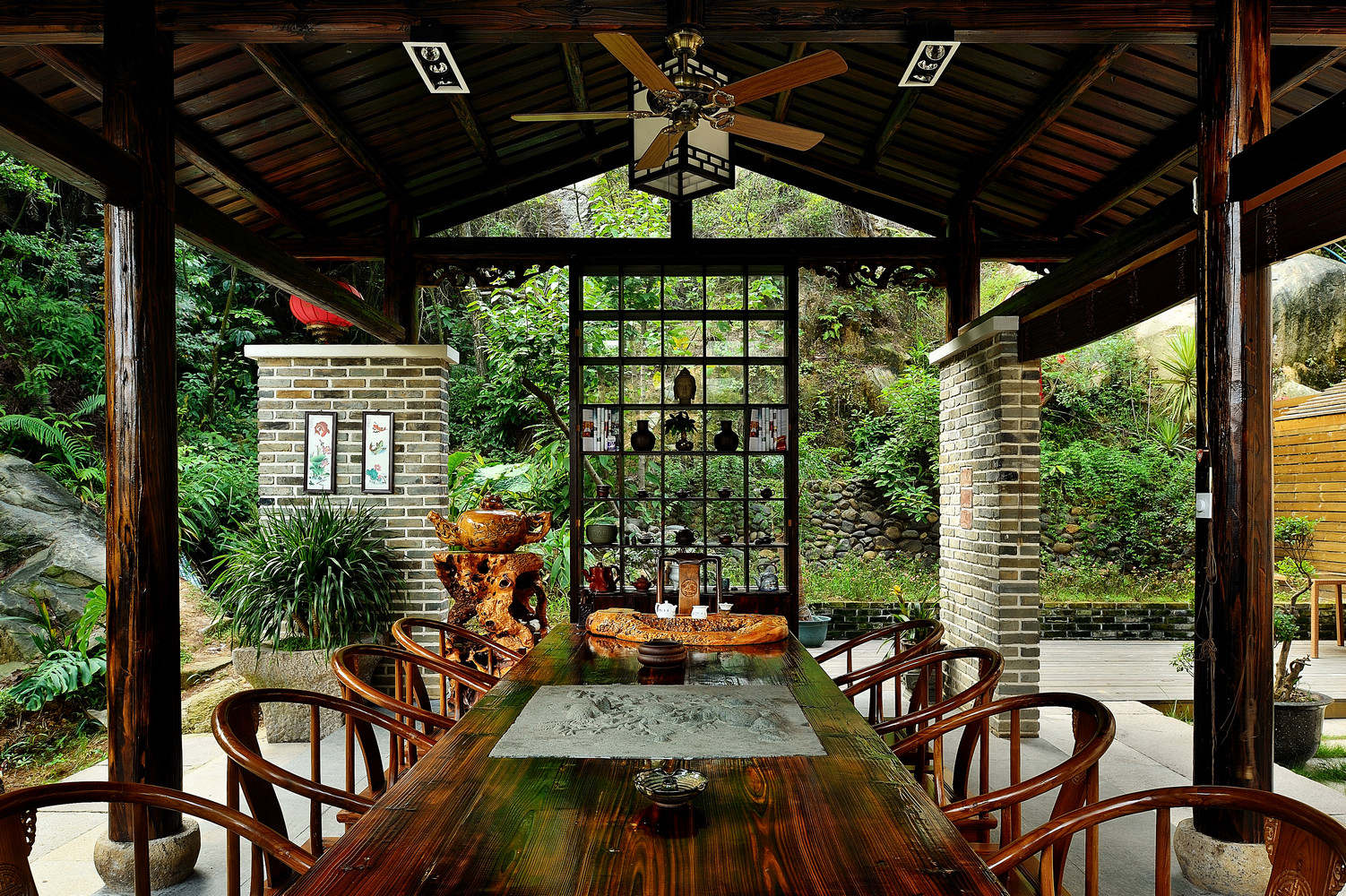 復古中式養生所裝修設計-第4張圖片-上海古都建筑設計集團 復古中式養生所裝修設計-第4張圖片-上海古都建筑設計集團