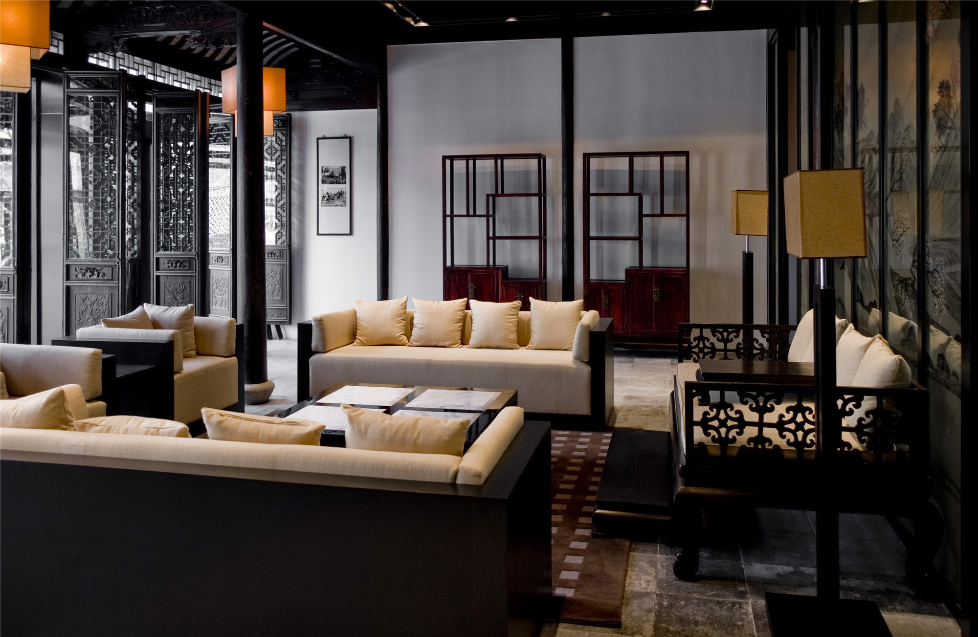 中式復(fù)古茶館裝修設(shè)計-第3張圖片-上海古都建筑設(shè)計集團 中式復(fù)古茶館裝修設(shè)計-第3張圖片-上海古都建筑設(shè)計集團