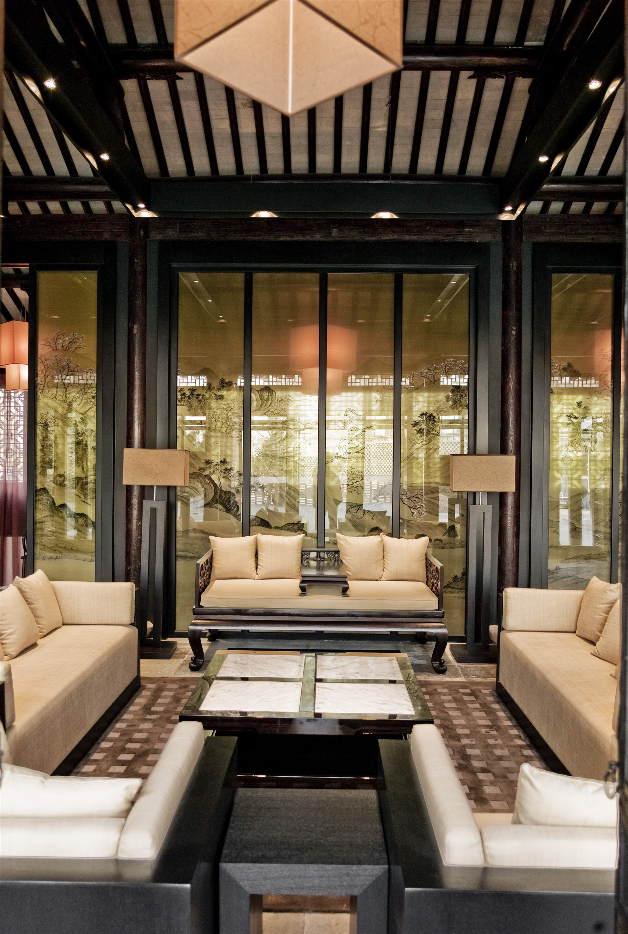 中式復(fù)古茶館裝修設(shè)計-第4張圖片-上海古都建筑設(shè)計集團 中式復(fù)古茶館裝修設(shè)計-第4張圖片-上海古都建筑設(shè)計集團