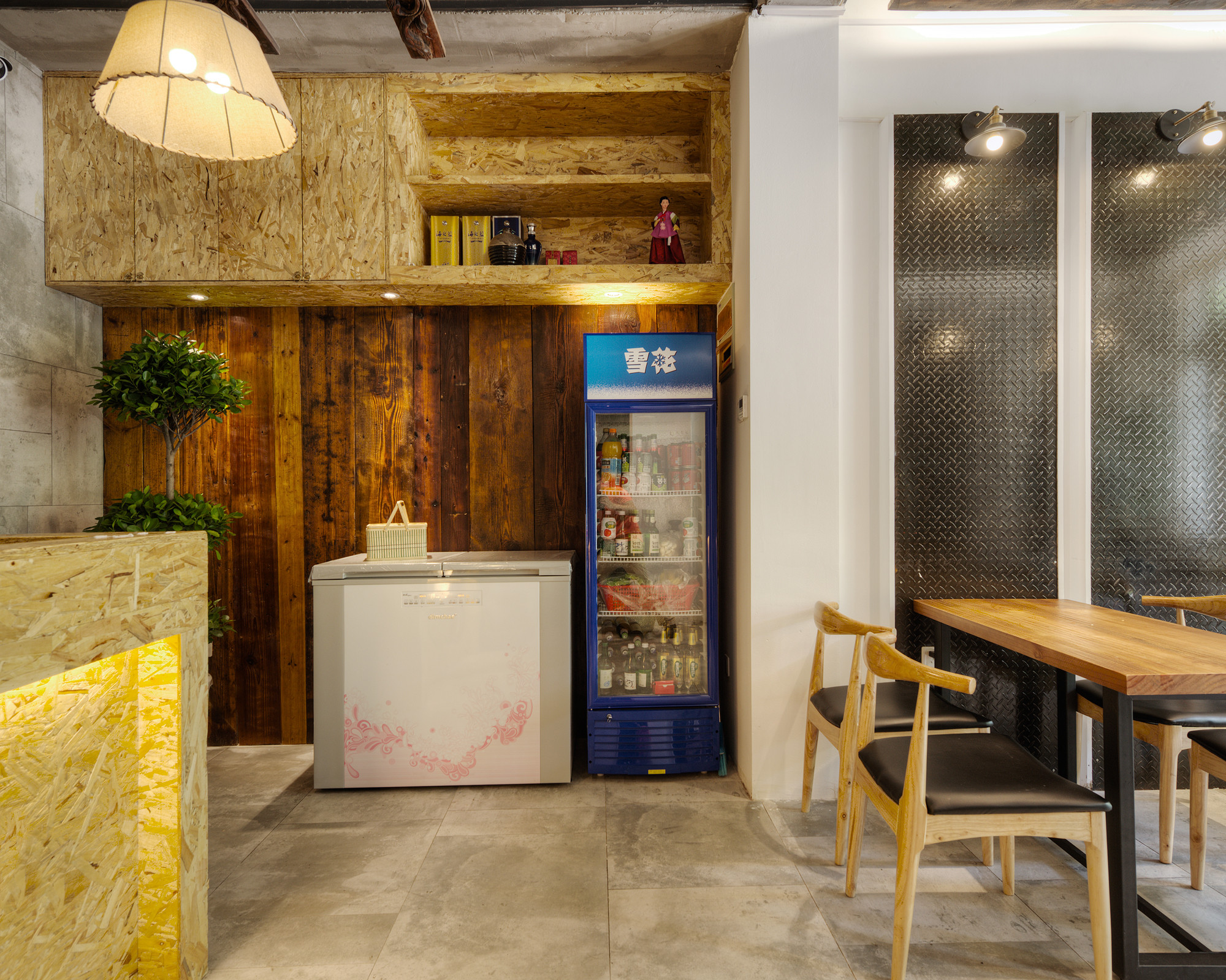 工業風韓式烤肉店裝修設計-第3張圖片-上海古都建筑設計集團 工業風韓式烤肉店裝修設計-第3張圖片-上海古都建筑設計集團