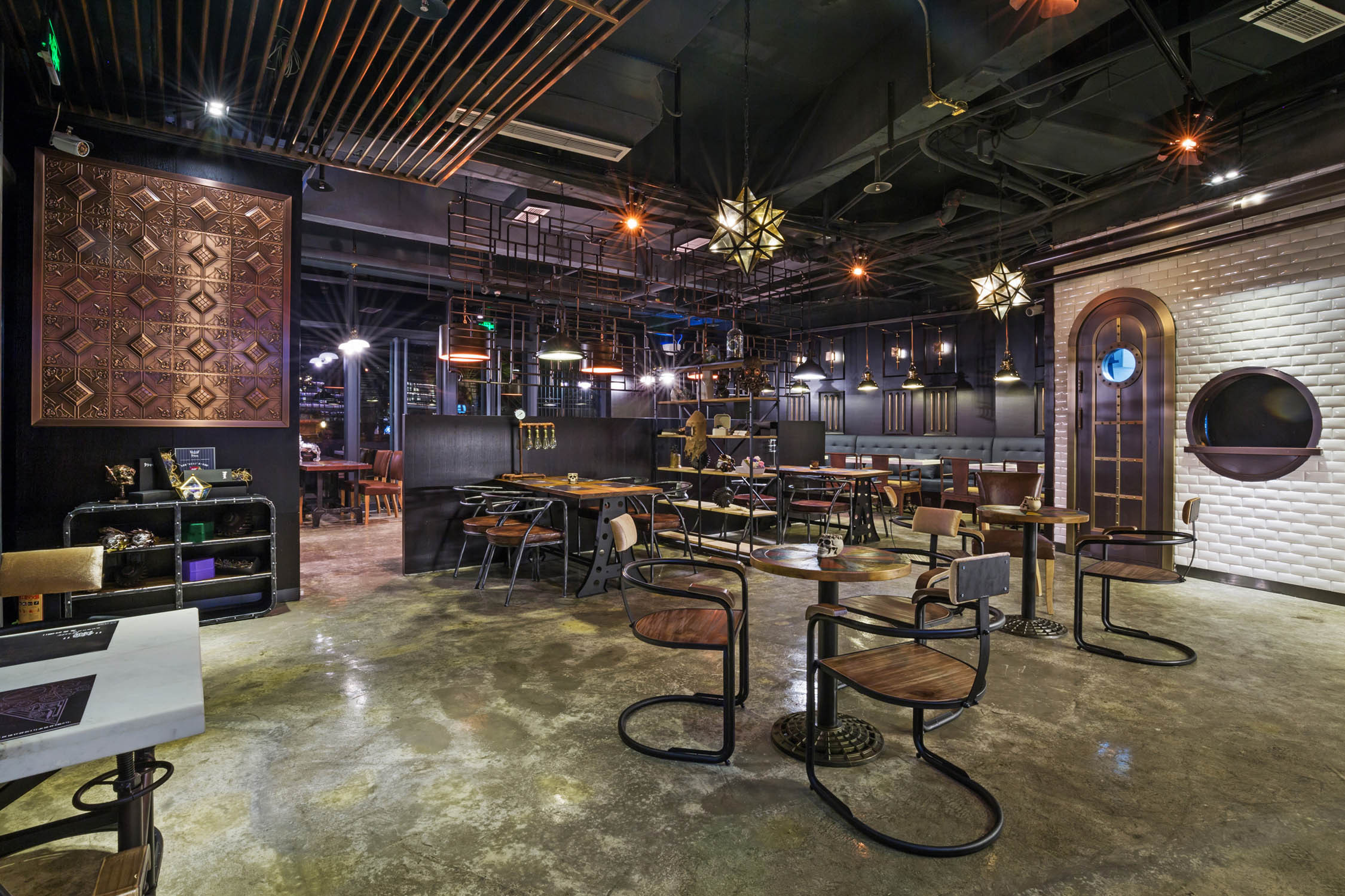 賽博朋克風餐廳裝修設計-第2張圖片-上海古都建筑設計集團 賽博朋克風餐廳裝修設計-第2張圖片-上海古都建筑設計集團