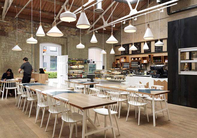 現代簡約咖啡廳裝修設計-第2張圖片-上海古都建筑設計集團 現代簡約咖啡廳裝修設計-第2張圖片-上海古都建筑設計集團