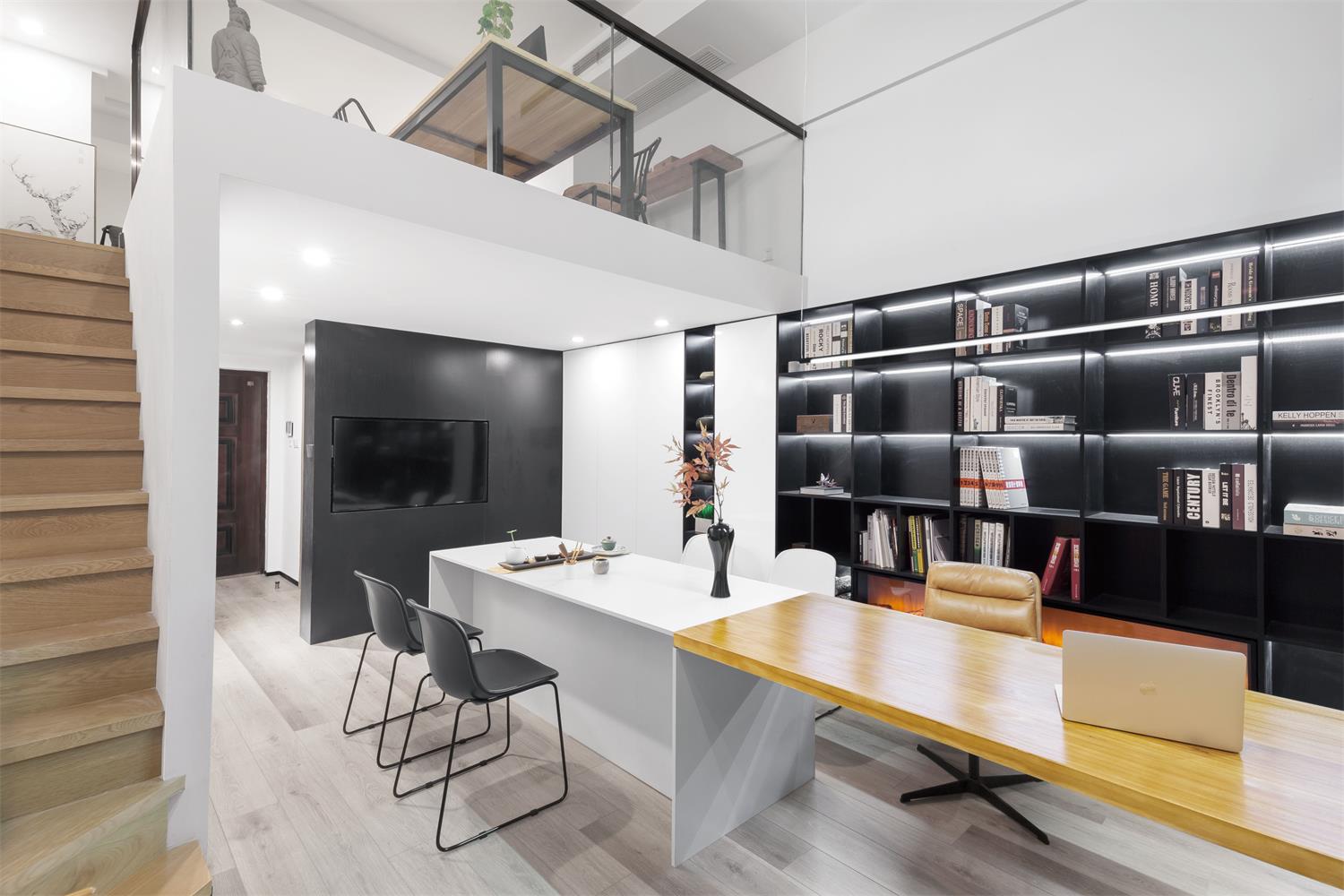 復式loft風格辦公室裝修設計-第3張圖片-上海古都建筑設計集團 復式loft風格辦公室裝修設計-第3張圖片-上海古都建筑設計集團