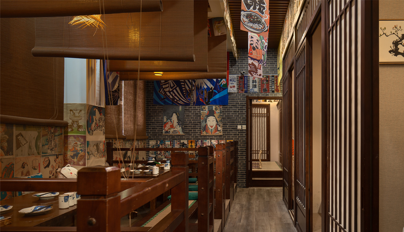 日式居酒屋裝修設計效果圖-第5張圖片-上海古都建筑設計集團 日式居酒屋裝修設計效果圖-第5張圖片-上海古都建筑設計集團