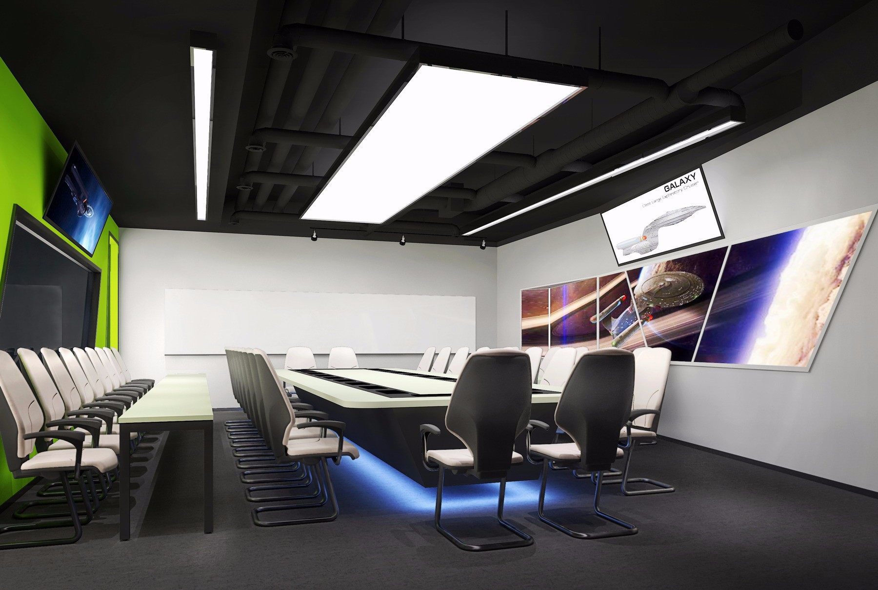 現代科技風格辦公室裝修設計-第4張圖片-上海古都建筑設計集團 現代科技風格辦公室裝修設計-第4張圖片-上海古都建筑設計集團