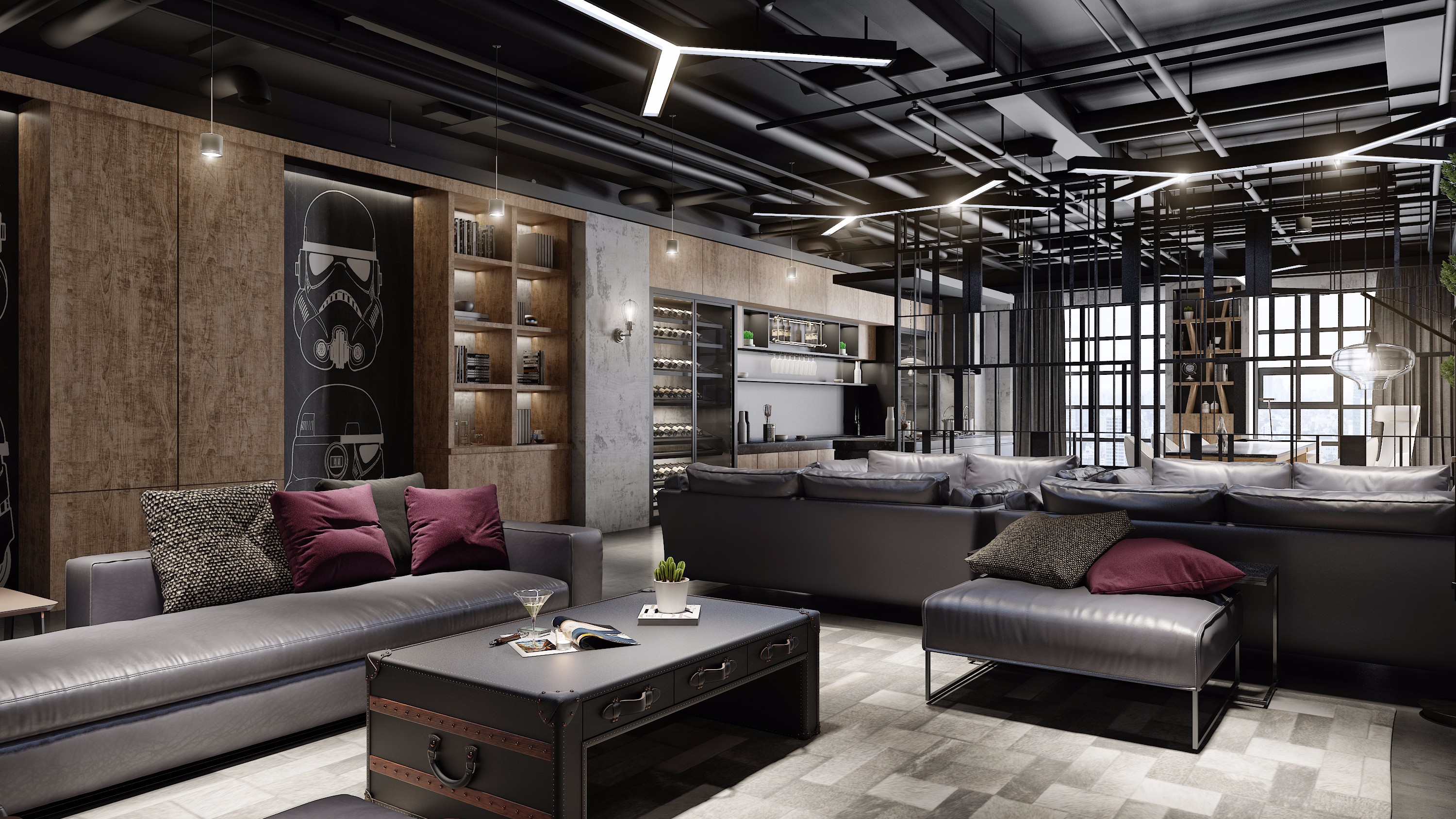 娛樂休閑區辦公室裝修設計-第3張圖片-上海古都建筑設計集團 娛樂休閑區辦公室裝修設計-第3張圖片-上海古都建筑設計集團