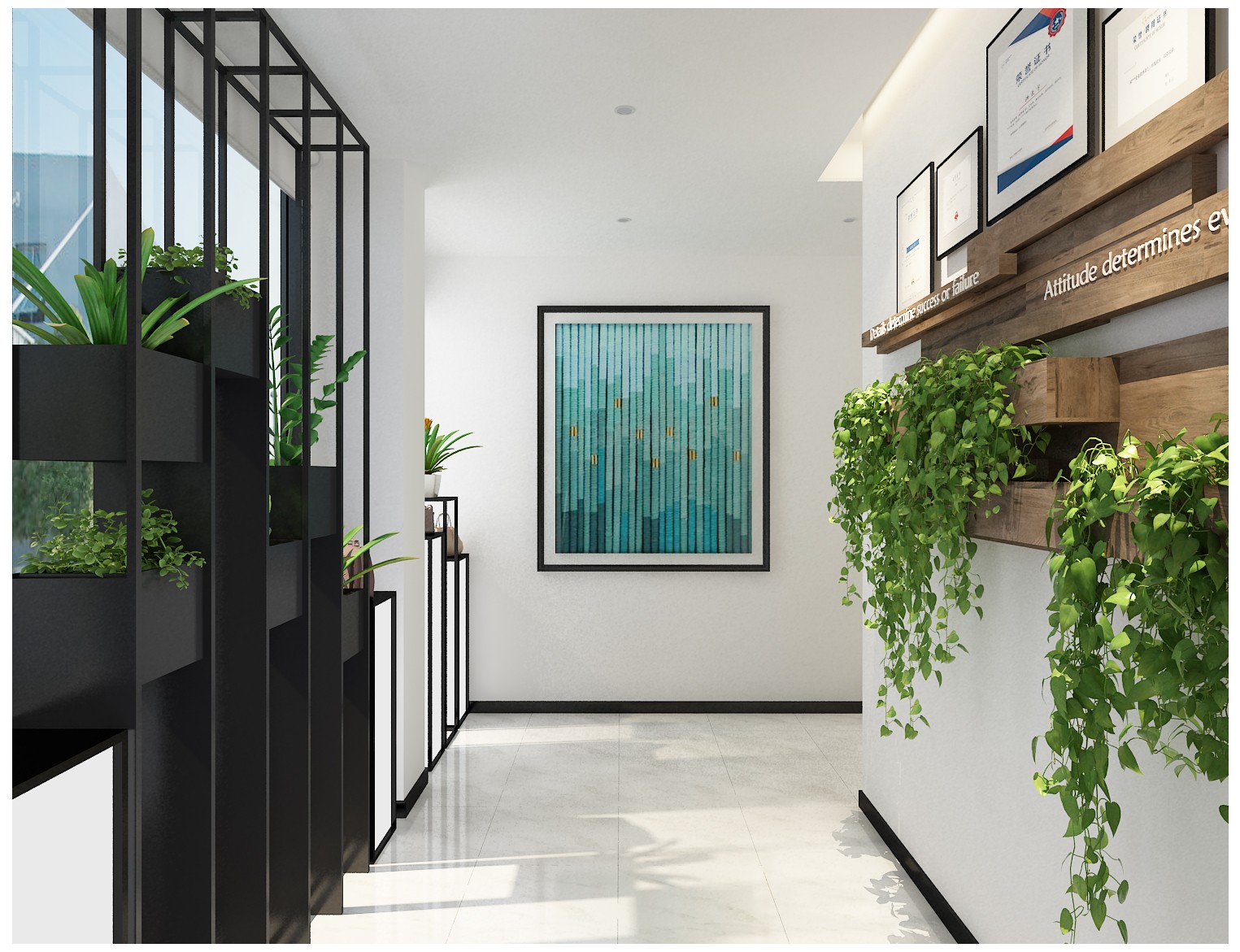 清新綠植辦公室裝修設計-第2張圖片-上海古都建筑設計集團 清新綠植辦公室裝修設計-第2張圖片-上海古都建筑設計集團