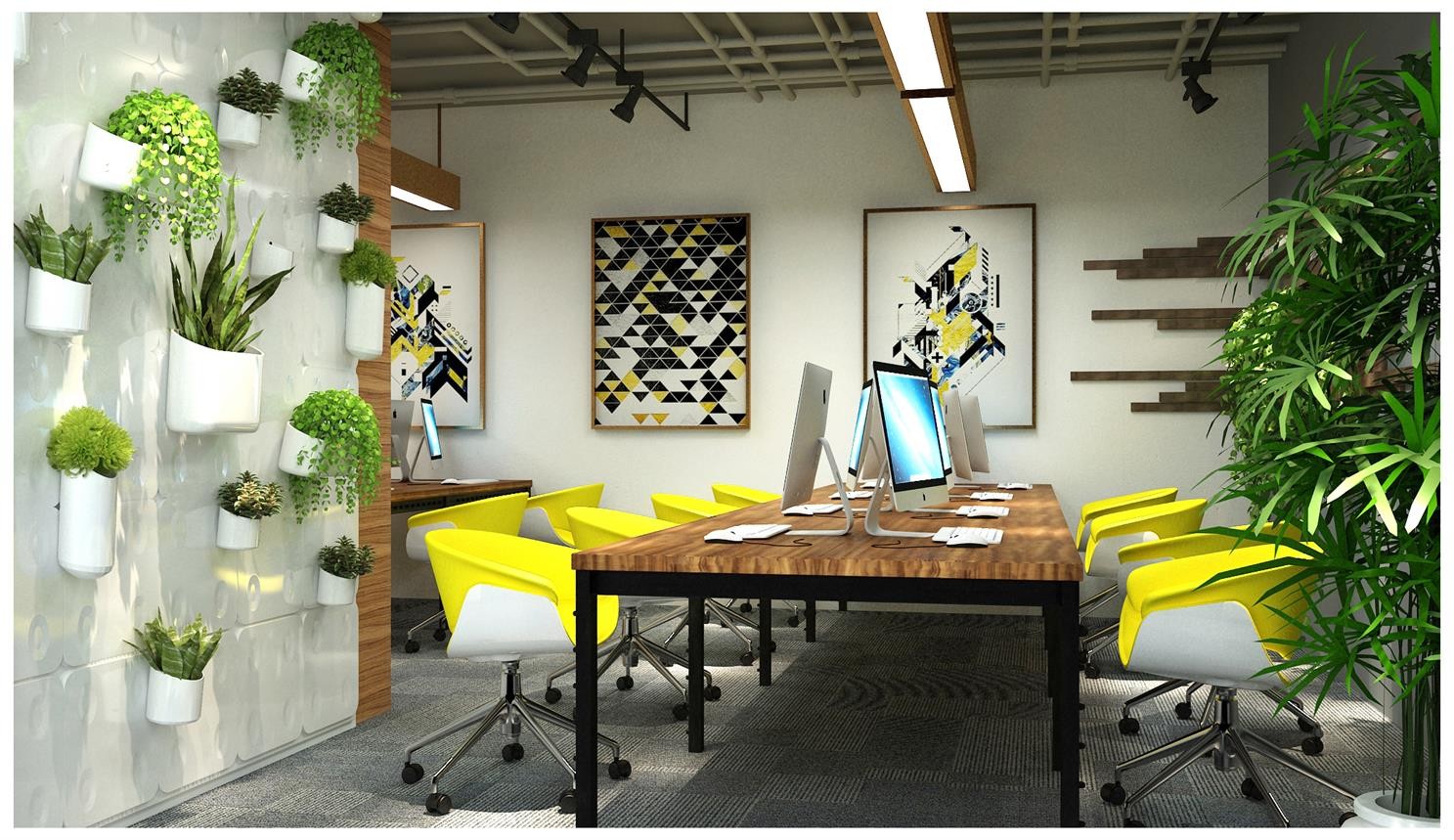 清新綠植辦公室裝修設計-第8張圖片-上海古都建筑設計集團 清新綠植辦公室裝修設計-第8張圖片-上海古都建筑設計集團