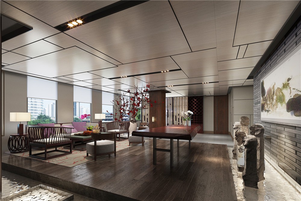 浦東新區高檔辦公樓裝修設計-第10張圖片-上海古都建筑設計集團 浦東新區高檔辦公樓裝修設計-第10張圖片-上海古都建筑設計集團