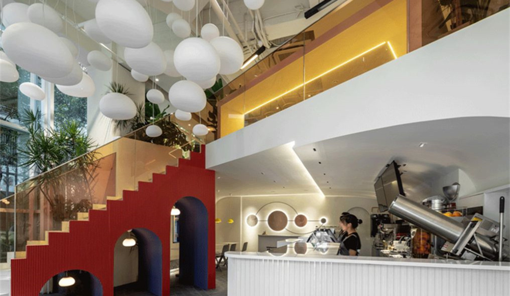 輕奢風格餐飲店裝修設計-第2張圖片-上海古都建筑設計集團 輕奢風格餐飲店裝修設計-第2張圖片-上海古都建筑設計集團