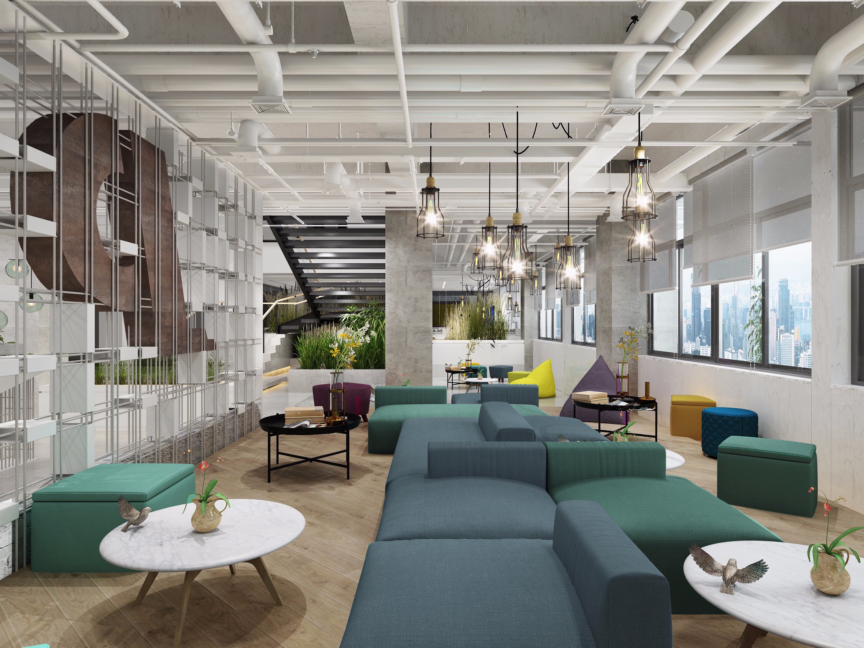 辦公室休閑區裝修設計-第7張圖片-上海古都建筑設計集團 辦公室休閑區裝修設計-第7張圖片-上海古都建筑設計集團