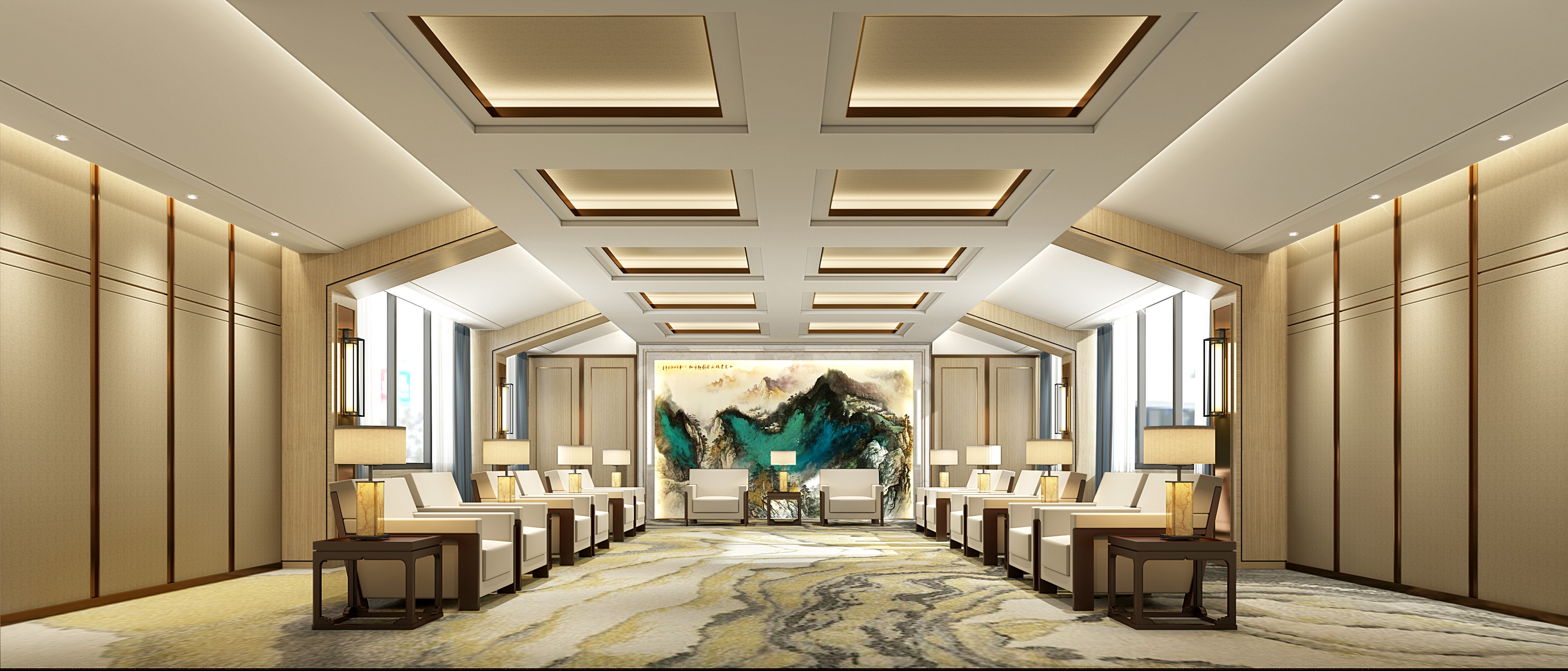 大型簡約會議室裝修設(shè)計(jì)-第7張圖片-上海古都建筑設(shè)計(jì)集團(tuán) 大型簡約會議室裝修設(shè)計(jì)-第7張圖片-上海古都建筑設(shè)計(jì)集團(tuán)