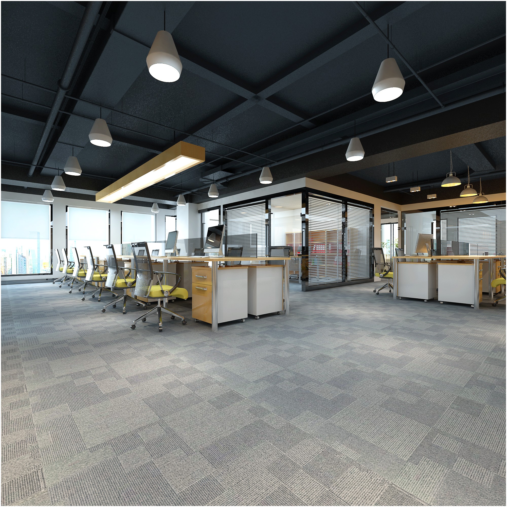 現代文藝辦公室裝修設計-第2張圖片-上海古都建筑設計集團 現代文藝辦公室裝修設計-第2張圖片-上海古都建筑設計集團