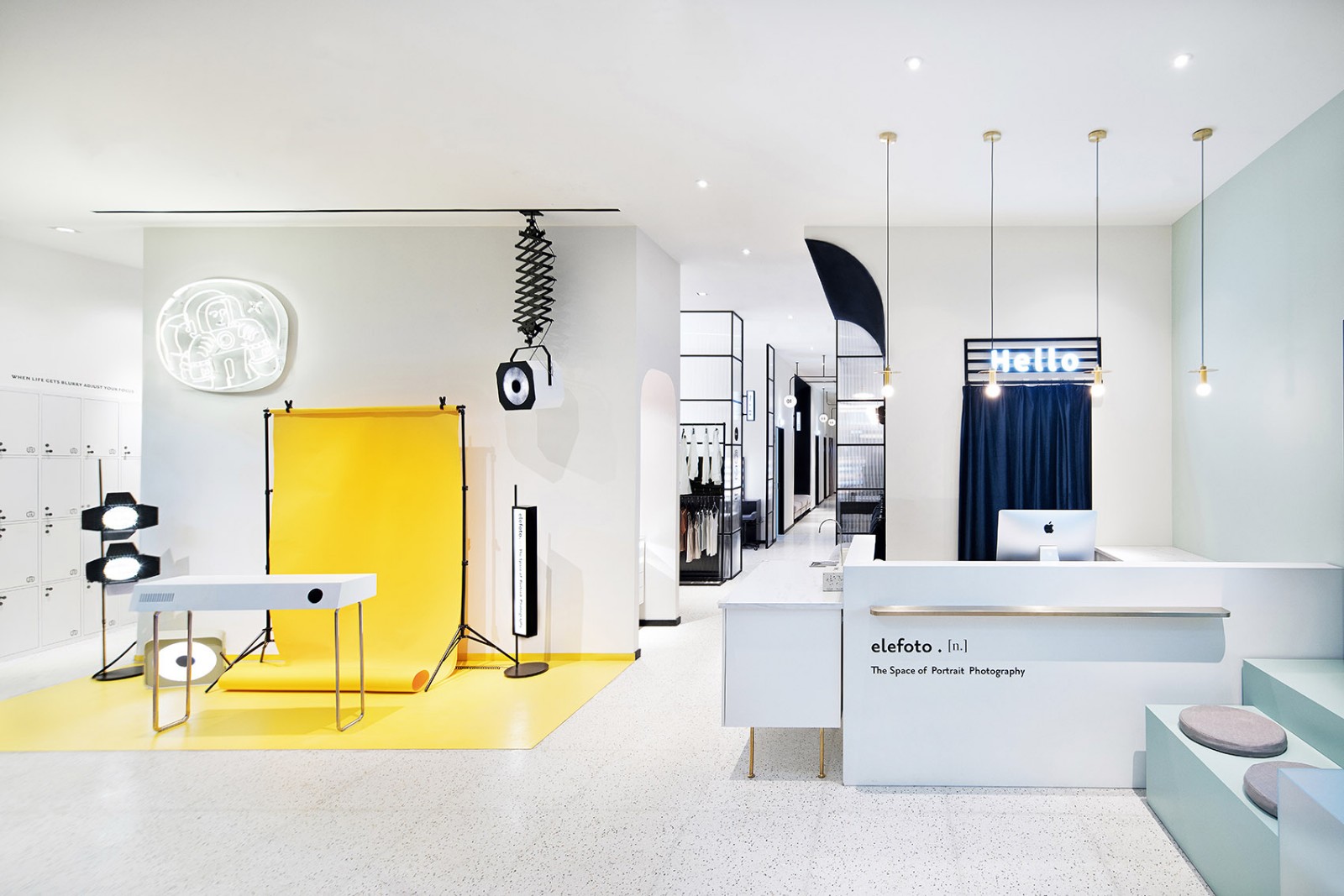 簡約攝影店裝修設計-第1張圖片-上海古都建筑設計集團