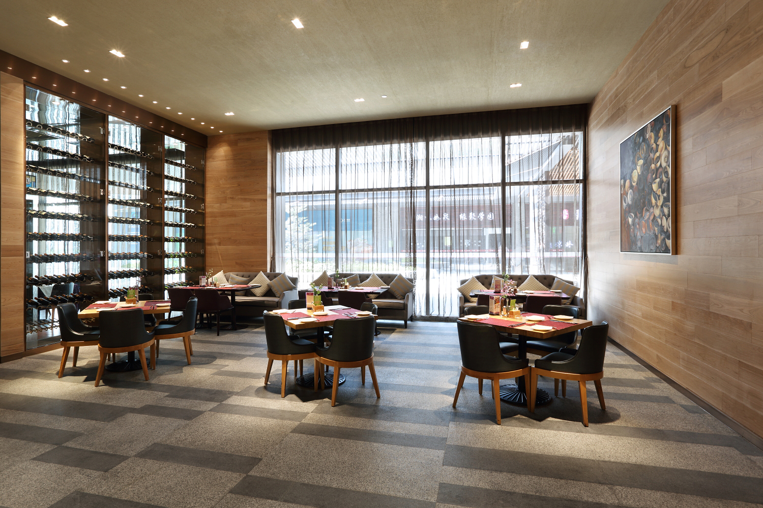 高檔自助餐廳裝修設計-第2張圖片-上海古都建筑設計集團 高檔自助餐廳裝修設計-第2張圖片-上海古都建筑設計集團