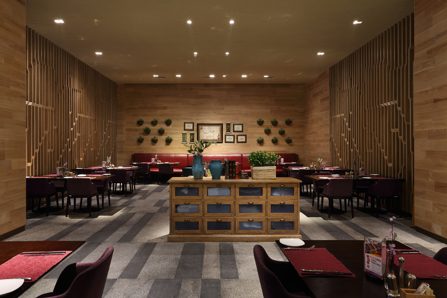 高檔自助餐廳裝修設計-第4張圖片-上海古都建筑設計集團 高檔自助餐廳裝修設計-第4張圖片-上海古都建筑設計集團