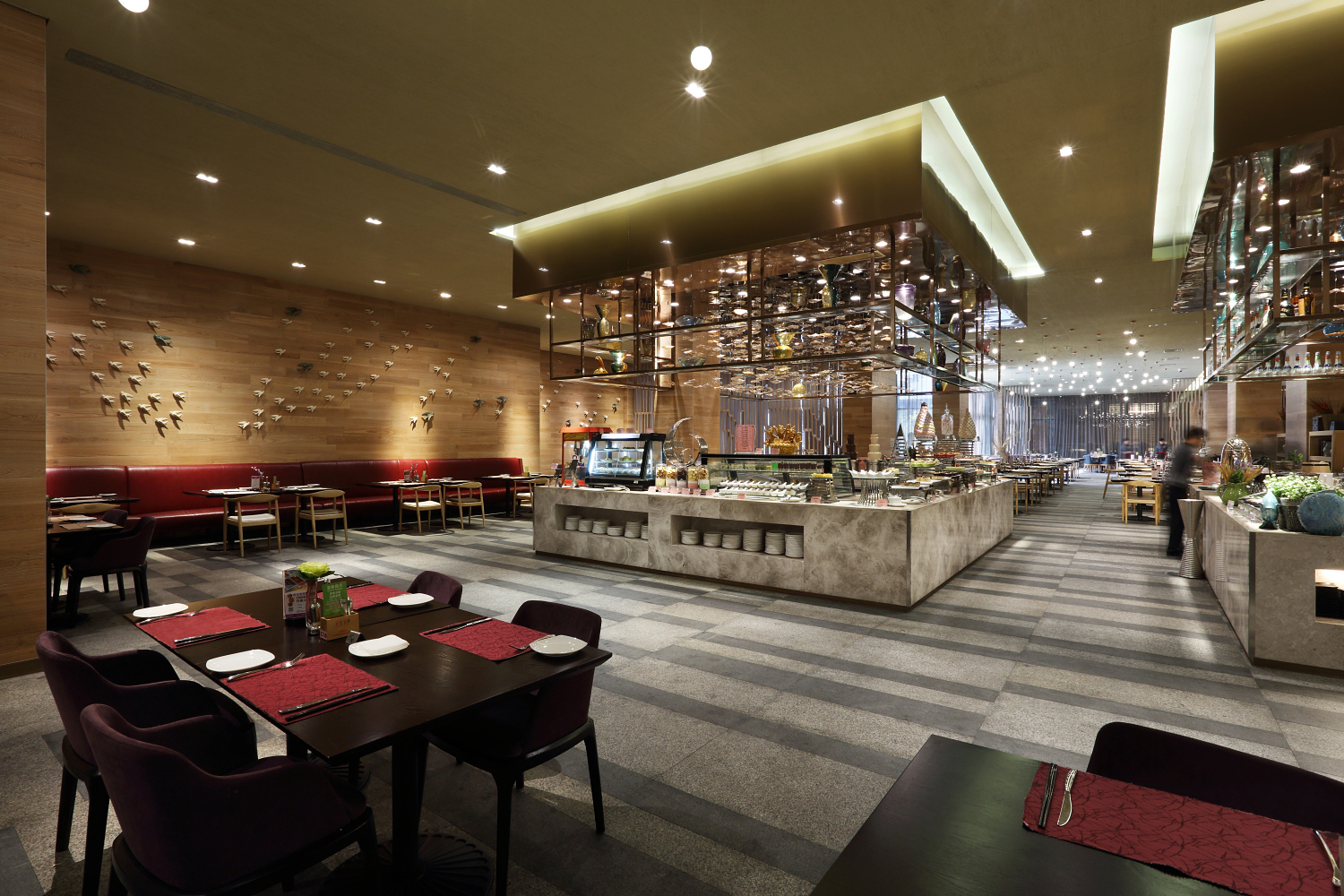 高檔自助餐廳裝修設計-第5張圖片-上海古都建筑設計集團 高檔自助餐廳裝修設計-第5張圖片-上海古都建筑設計集團