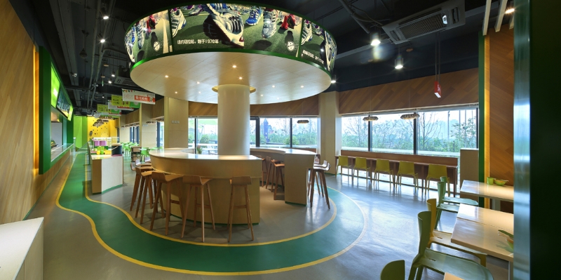 青春大學食堂裝修設計-第1張圖片-上海古都建筑設計集團 青春大學食堂裝修設計-第1張圖片-上海古都建筑設計集團