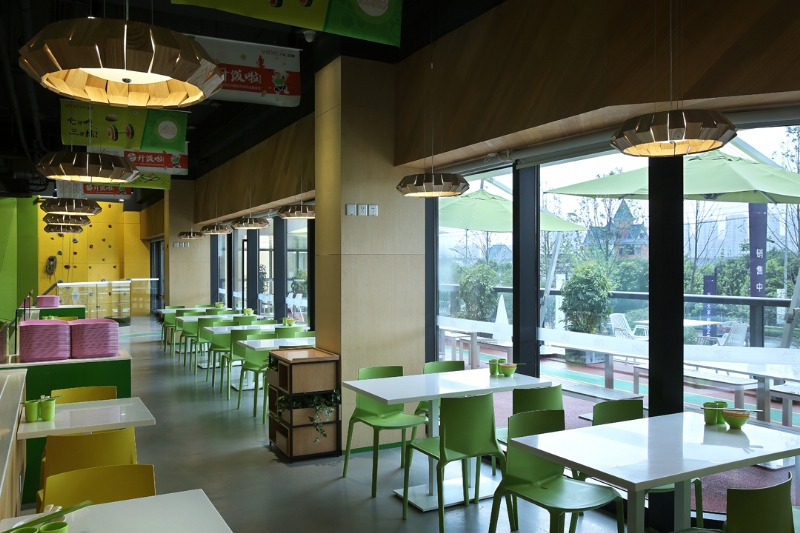 青春大學食堂裝修設計-第3張圖片-上海古都建筑設計集團 青春大學食堂裝修設計-第3張圖片-上海古都建筑設計集團