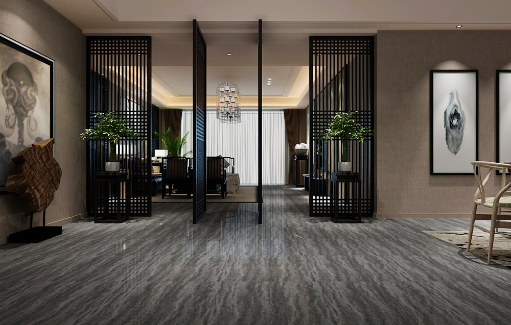 中式復古風格辦公室裝修設計-第4張圖片-上海古都建筑設計集團 中式復古風格辦公室裝修設計-第4張圖片-上海古都建筑設計集團