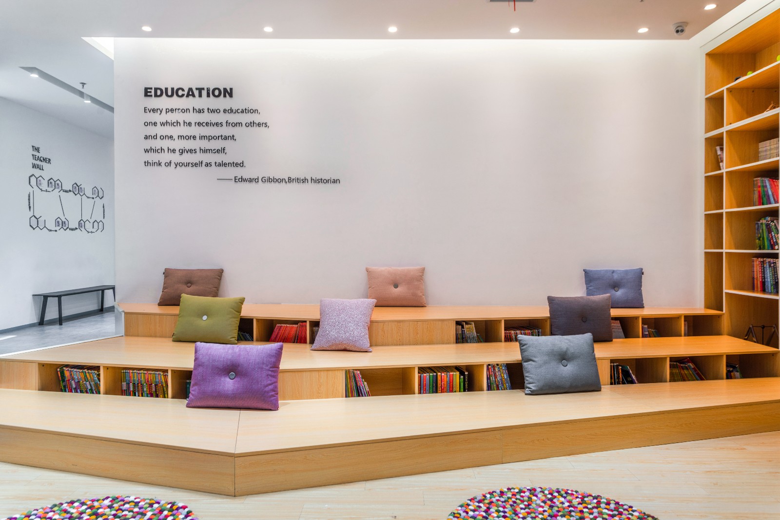 簡約英語教育機構裝修設計-第4張圖片-上海古都建筑設計集團 簡約英語教育機構裝修設計-第4張圖片-上海古都建筑設計集團