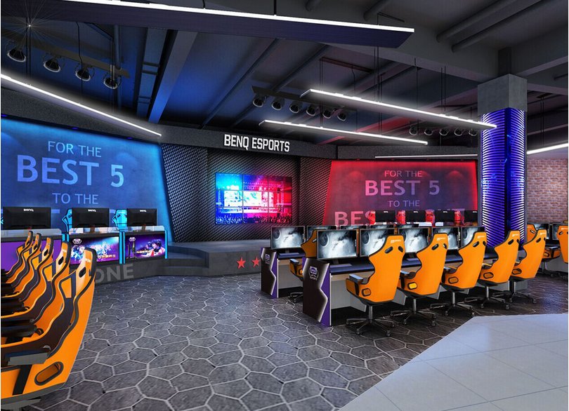 現代科技風格網吧裝修設計-第3張圖片-上海古都建筑設計集團 現代科技風格網吧裝修設計-第3張圖片-上海古都建筑設計集團