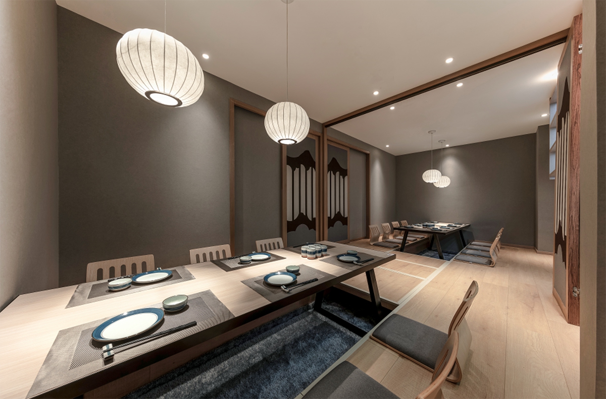 自然原木日式餐廳裝修設計-第4張圖片-上海古都建筑設計集團 自然原木日式餐廳裝修設計-第4張圖片-上海古都建筑設計集團