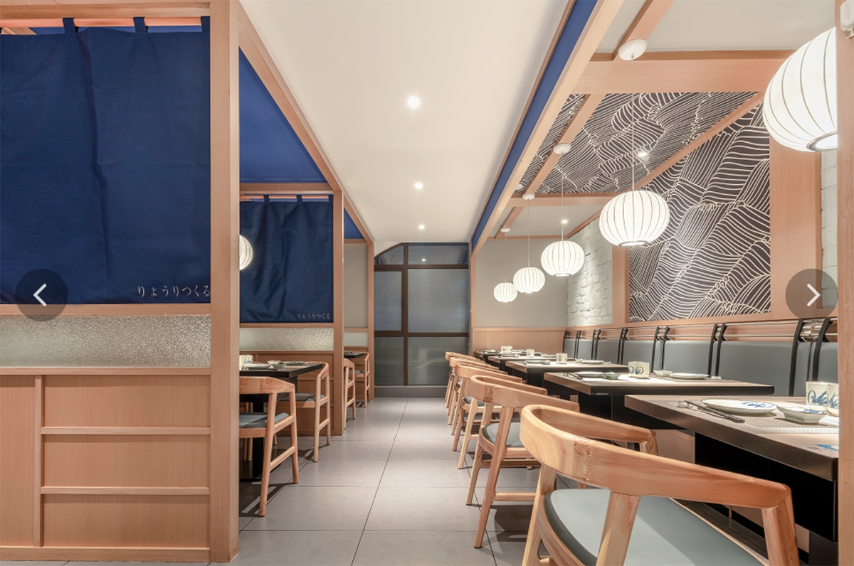 自然原木日式餐廳裝修設計-第5張圖片-上海古都建筑設計集團 自然原木日式餐廳裝修設計-第5張圖片-上海古都建筑設計集團