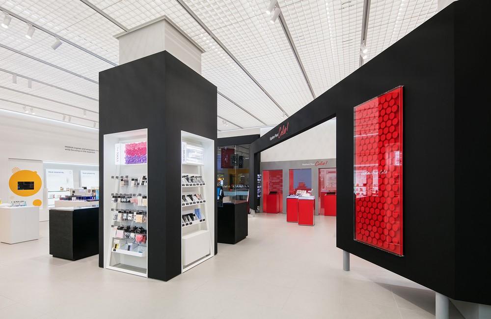 極簡風格化妝品店裝修設計-第3張圖片-上海古都建筑設計集團 極簡風格化妝品店裝修設計-第3張圖片-上海古都建筑設計集團