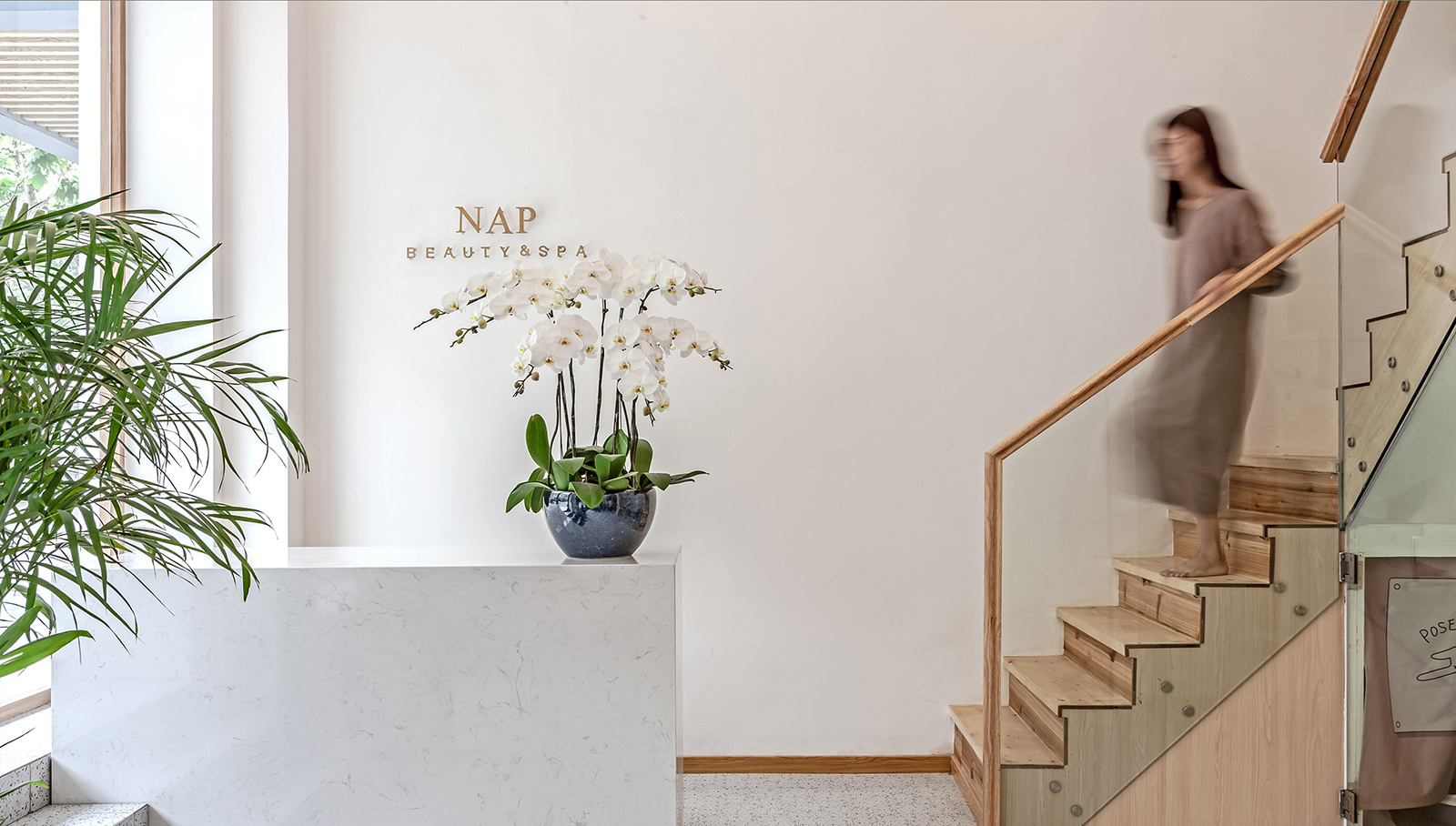 日式簡約美容院裝修設計-第2張圖片-上海古都建筑設計集團 日式簡約美容院裝修設計-第2張圖片-上海古都建筑設計集團