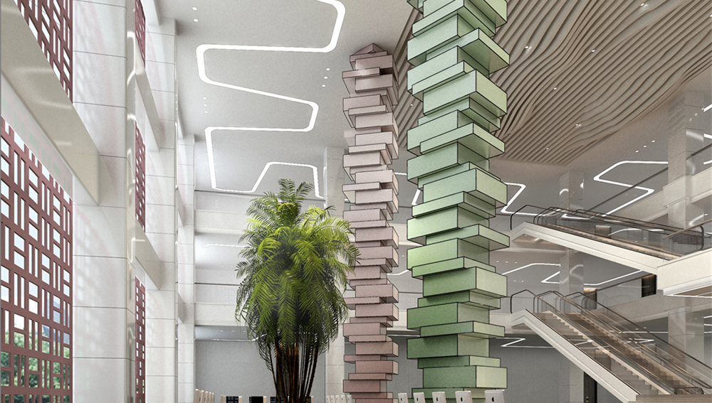 現代科技圖書館裝修設計-第2張圖片-上海古都建筑設計集團 現代科技圖書館裝修設計-第2張圖片-上海古都建筑設計集團