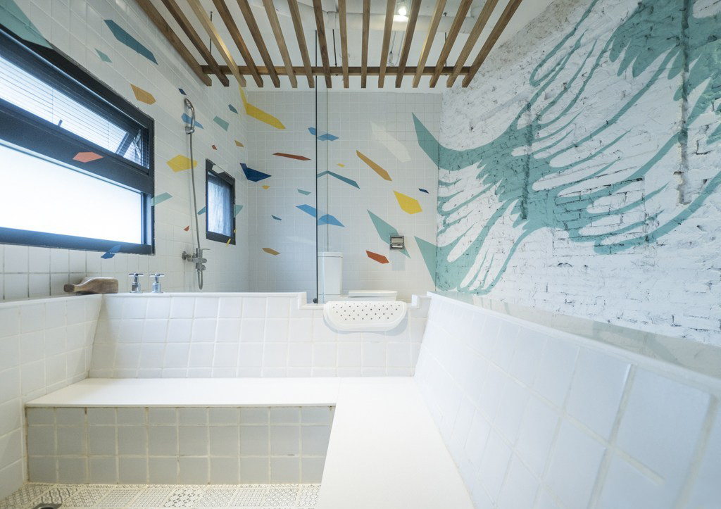 現代小型清新澡堂裝修設計-第2張圖片-上海古都建筑設計集團