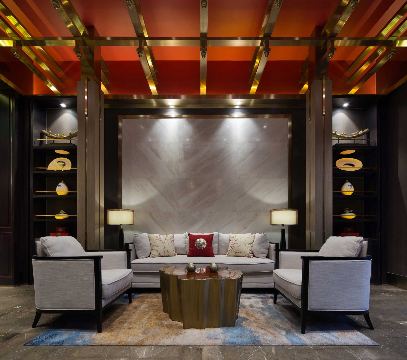 中式復古酒樓餐廳裝修設計-第1張圖片-上海古都建筑設計集團 中式復古酒樓餐廳裝修設計-第1張圖片-上海古都建筑設計集團