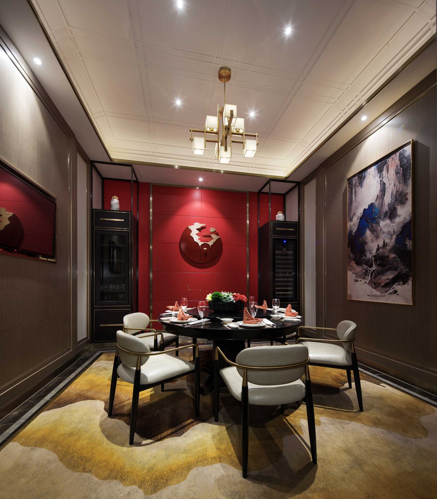 中式復古酒樓餐廳裝修設計-第3張圖片-上海古都建筑設計集團 中式復古酒樓餐廳裝修設計-第3張圖片-上海古都建筑設計集團