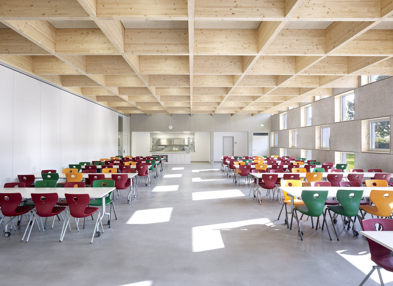 開闊大學食堂裝修設計-第3張圖片-上海古都建筑設計集團 開闊大學食堂裝修設計-第3張圖片-上海古都建筑設計集團