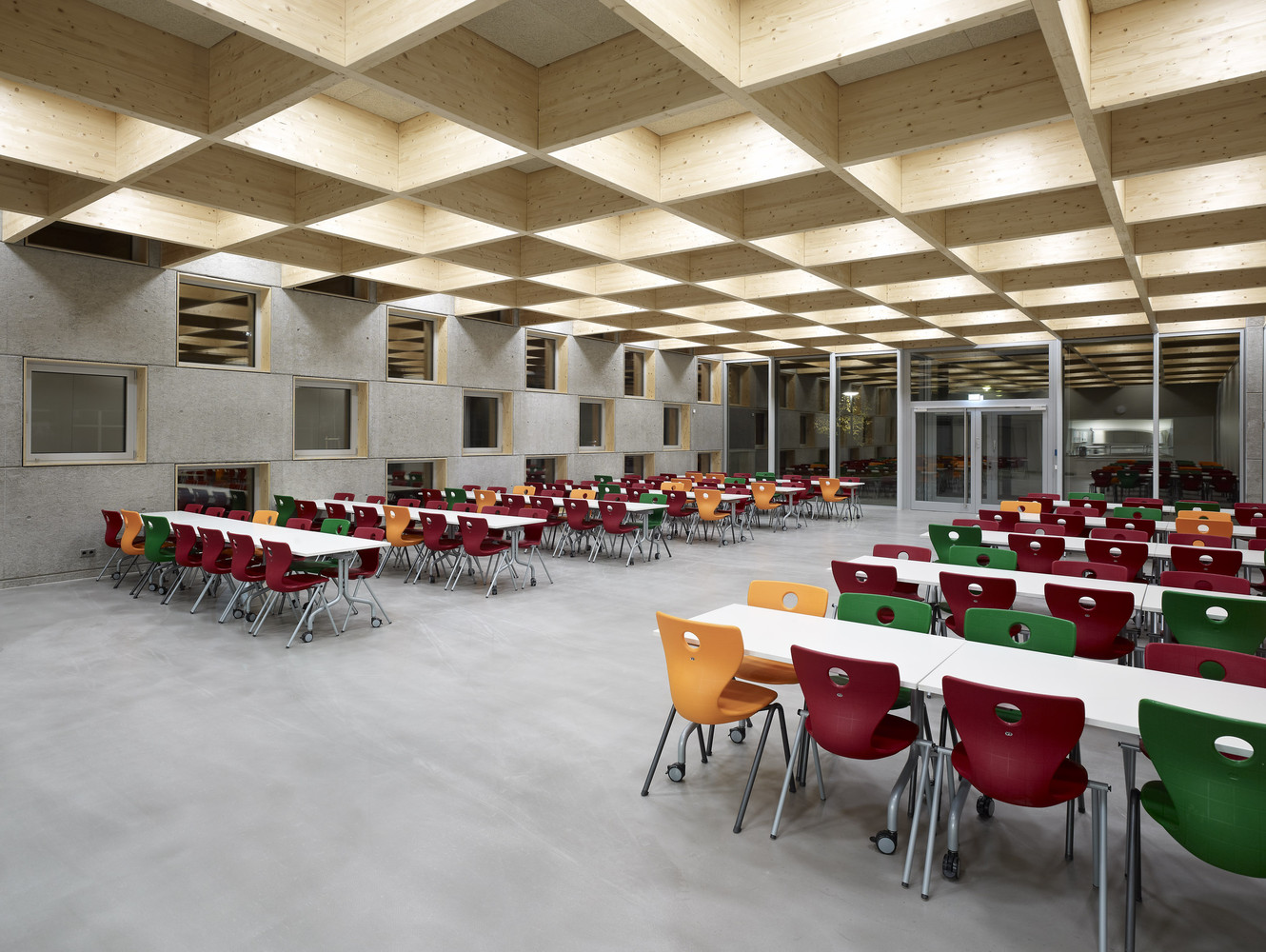 開闊大學食堂裝修設計-第2張圖片-上海古都建筑設計集團 開闊大學食堂裝修設計-第2張圖片-上海古都建筑設計集團