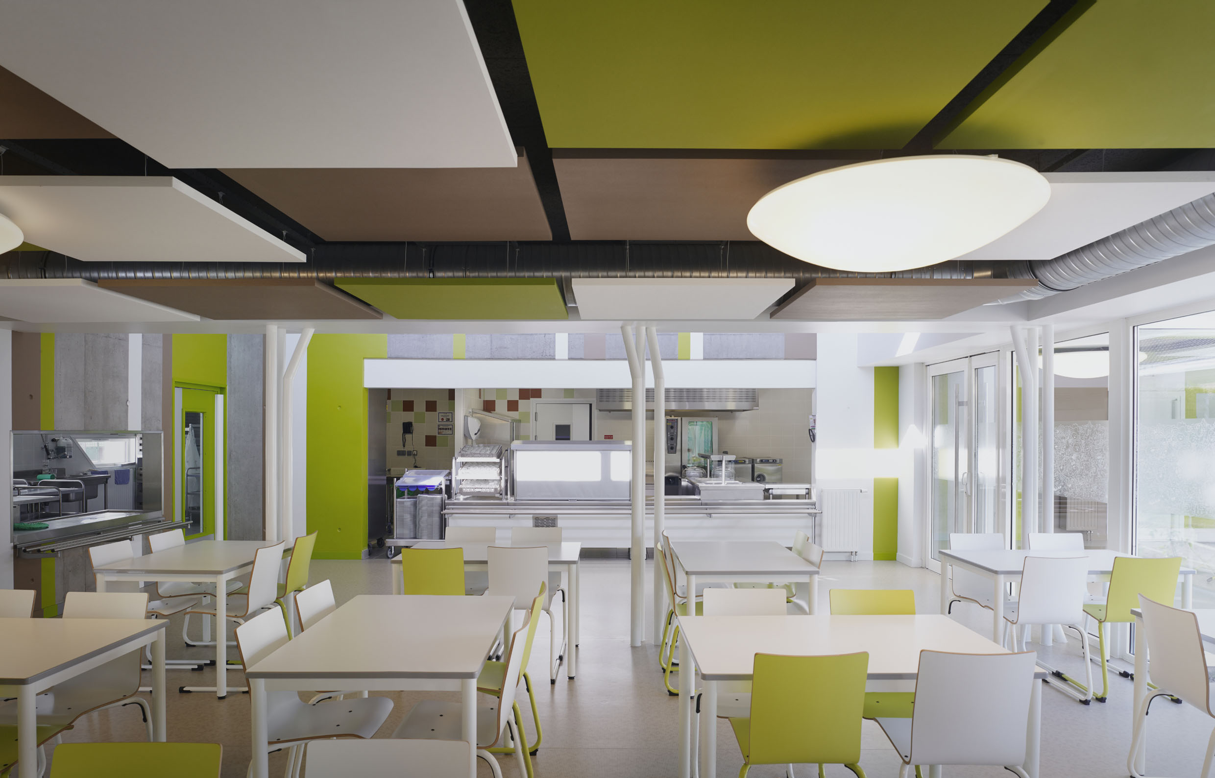 開闊大學食堂裝修設計-第4張圖片-上海古都建筑設計集團 開闊大學食堂裝修設計-第4張圖片-上海古都建筑設計集團