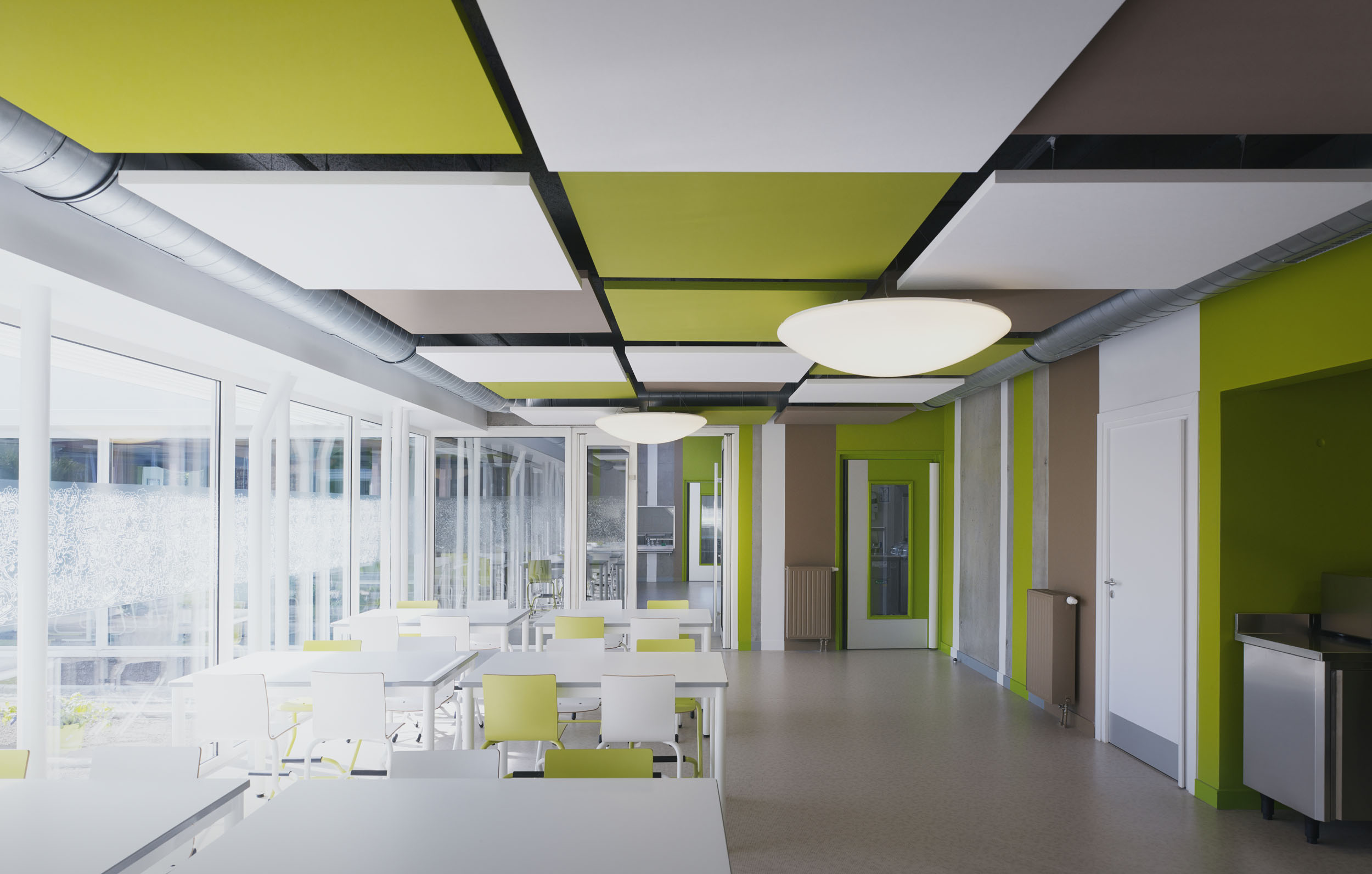 開闊大學食堂裝修設計-第5張圖片-上海古都建筑設計集團 開闊大學食堂裝修設計-第5張圖片-上海古都建筑設計集團